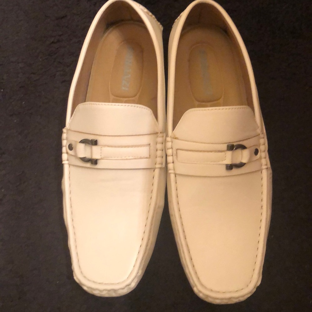 White Mens Lofers Size 11